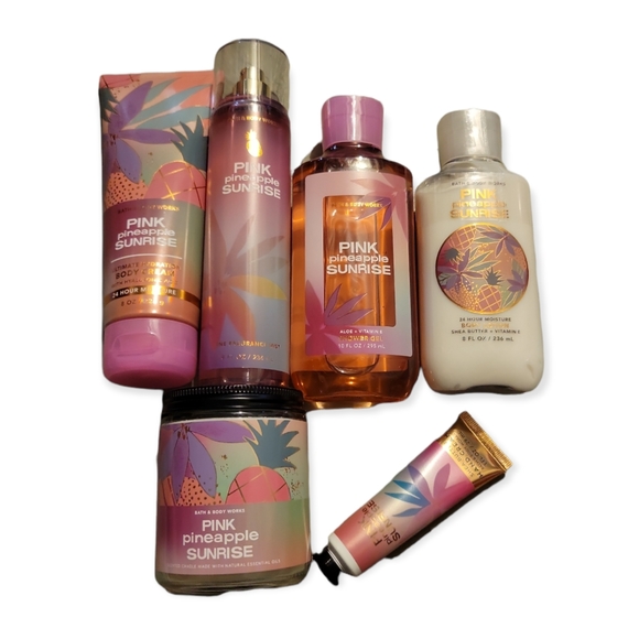 Pink Pineapple Sunrise Beauty Set